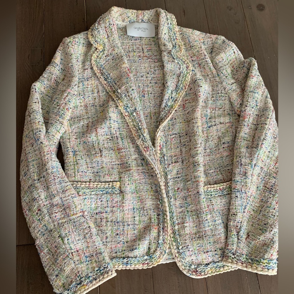 Giambattista Valli multicolor tweed jacket